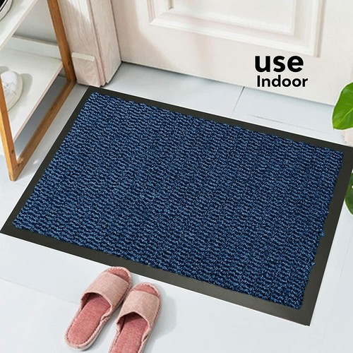 Blue Barrier Runner Door Mat Heavy Duty Non-Slip Entrance Rug Door Carpet Home ! - Picture 6 of 8
