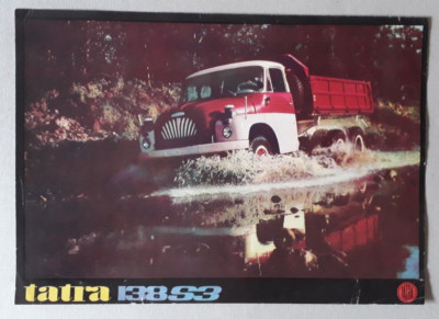 Tatra 138 S3M Truck Brochure / Leaflet c.1964