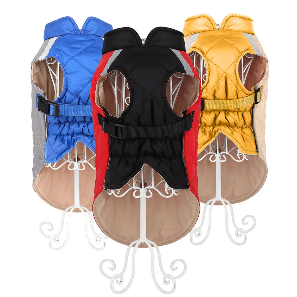 Small Large Dogs Coats Waterproof Reflective Jacket for Winter Padded Clothes - Image 4 of 4