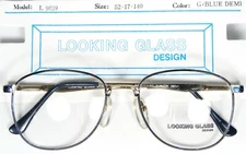 NEW LOOKING GLASS L9039 GOLD /BLUE DEMI EYEGLASSES GLASSES FRAME 9039 52-17-140