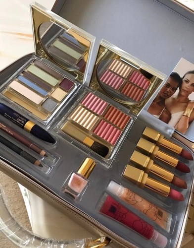 JUEGO DE REGALO DE MAQUILLAJE COMPLETO 100% AUTÉNTICO EDICIÓN DE LUJO ESTEE LAUDER BLOCKBUSTER - Imagen 2 de 14