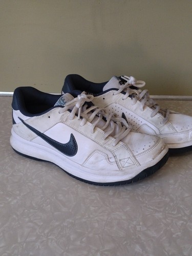 NIKE Court Del Park 2 White Blue  ATHLETIC SNEAKERS Marked SAMPLE NOT FOR RESALE