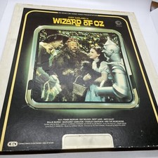 Judy Garland in Wizard of Oz MGM/CBS   CED Video Disc Good Used Condition
