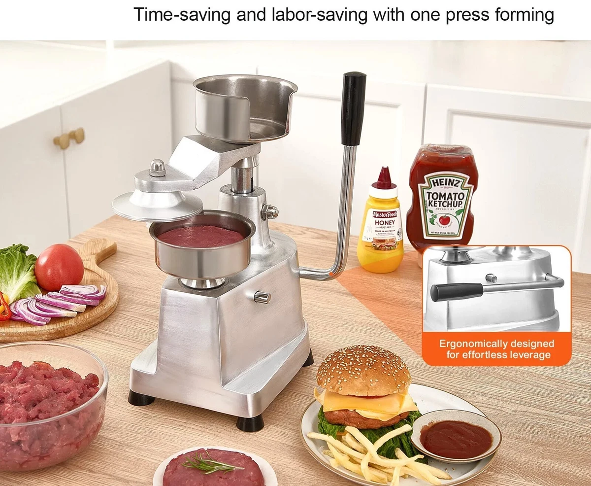 Máquina formadora de prensa de carne de hamburguesa comercial CVS 6"