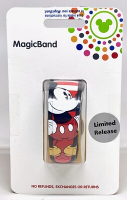 New Disney Parks Mickey American Flag MagicBand Link It Later Blue Magic Band