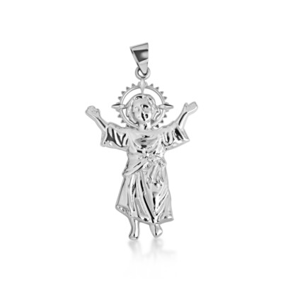 .925 Sterling Silver Sacred Baby Jesus Divine Pendant Necklace S/M/L | eBay