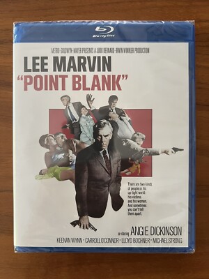POINT BLANK (Blu-ray, 1967). Lee Marvin, Angie Dickinson. New, sealed.
