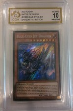 Yugioh Blue-Eyes Jet Dragon BACH-EN004 Starlight Rare PSA 10 / CGA 10 PRISTINE