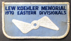 1970 Lew Koehler Memorial Eastern Divisionals patch hydroplane boat racing c6