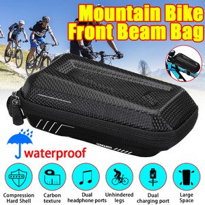 Wheelup Cycling Bike Front Bag Waterproof Frame Top Tube Bag Hard shell Bag