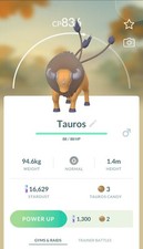 Pokemon Tauros x15 Vai!!Pokémon Go Trade | 15x Regional Tauros Trade Go!! 