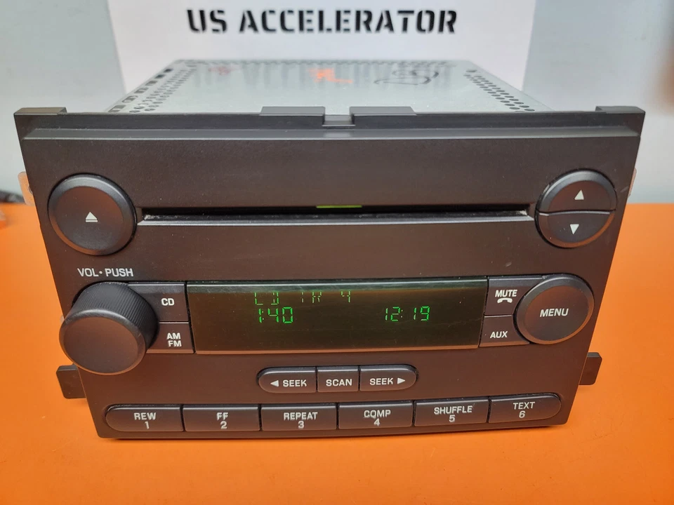 Radio GENUINA FORD F150 F-150 | 2004 - 2006 | Reproductor de CD estéreo | 6L3T-18C869-AD Foto 4 de 4