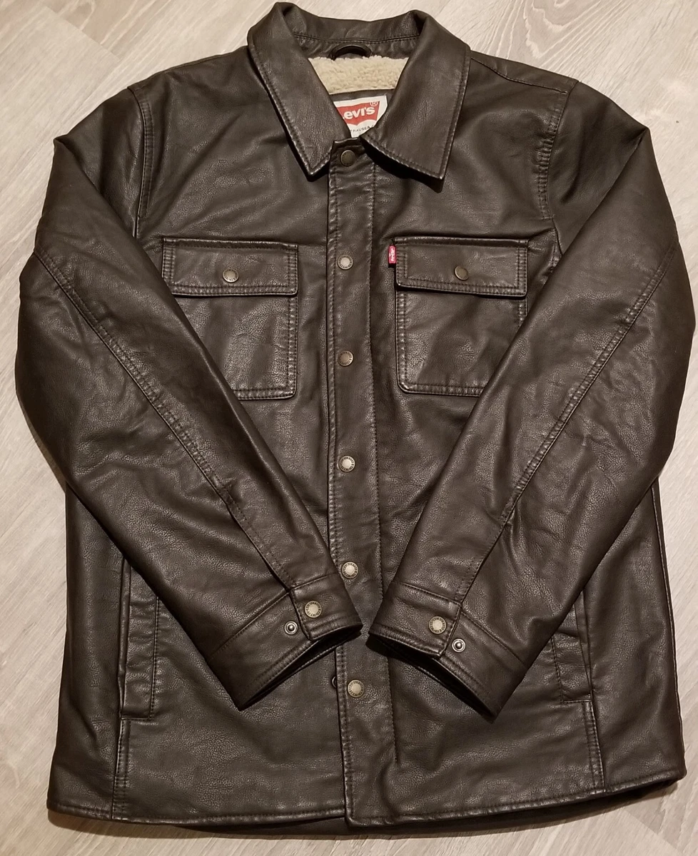 Brown levis hot sale jacket