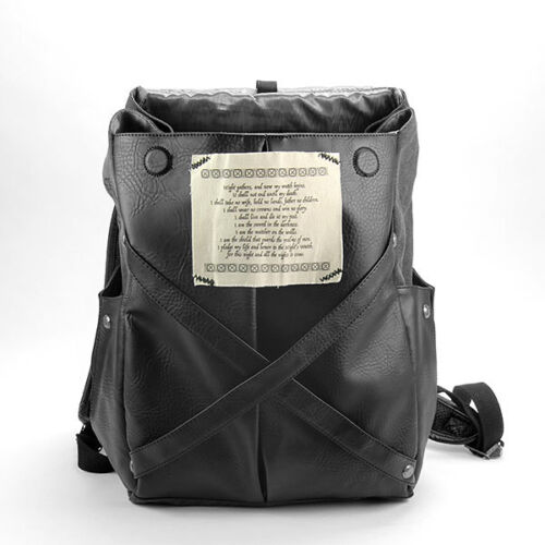Game of Thrones Jon Snow's Rucksack Leinwand, Kunstleder & Kunstfell - Bild 3 von 4