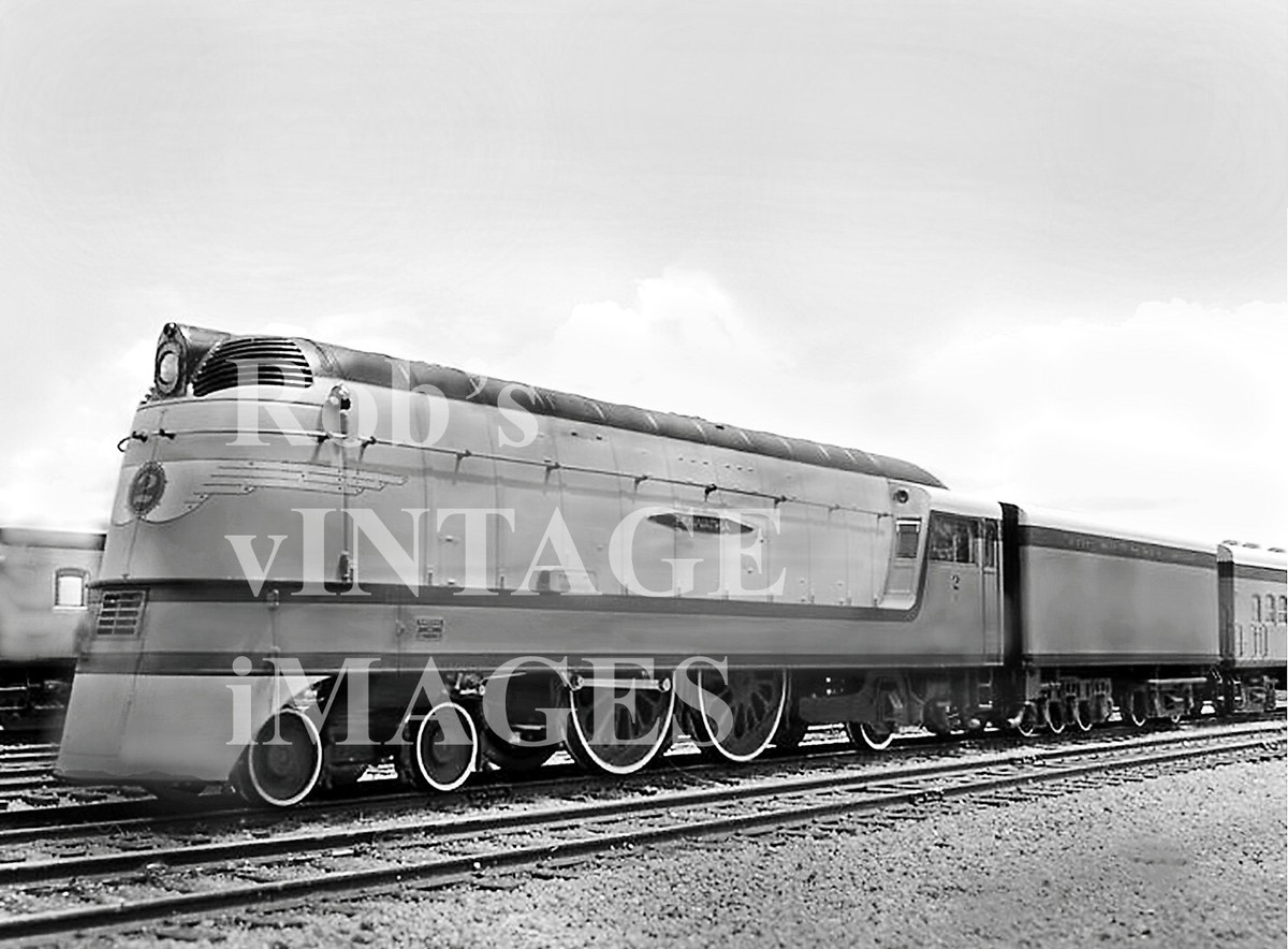 1935 Milwaukee Road Hiawatha Photo Atlantic Steam Locomotive