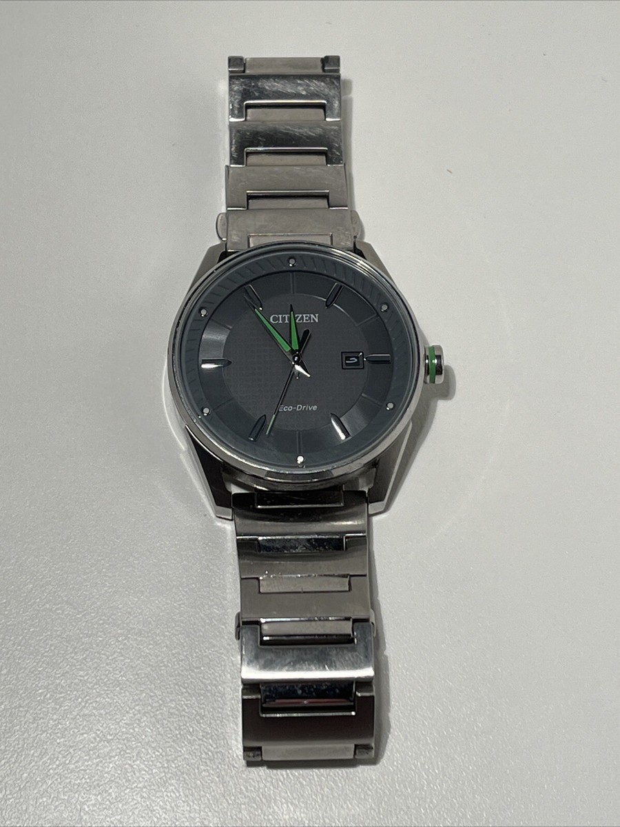 Citizen Eco-Drive Stainless Steel Watch E111-S108713 Sport