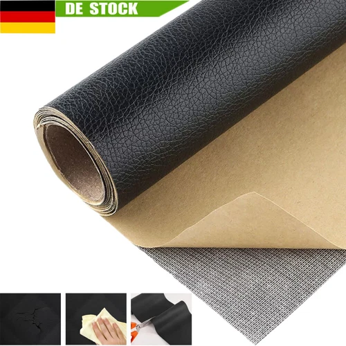 Kit Riparazione Pelle, Toppe Autoadesive da Incollare su Divano 137x50cm - Foto 1 di 15