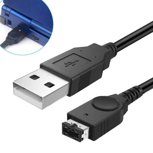 Gasto Están familiarizados Ver a través de Cargador USB Cable de alimentación Plomo de carga para Nintendo DS GameBoy  Advance SP GBA | eBay