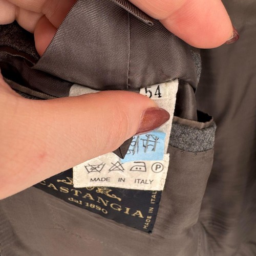 Sartoria Castangia Wool Gray Two Button Gray Sport Coat Blazer Size EU 54/US 44 - Picture 14 of 14