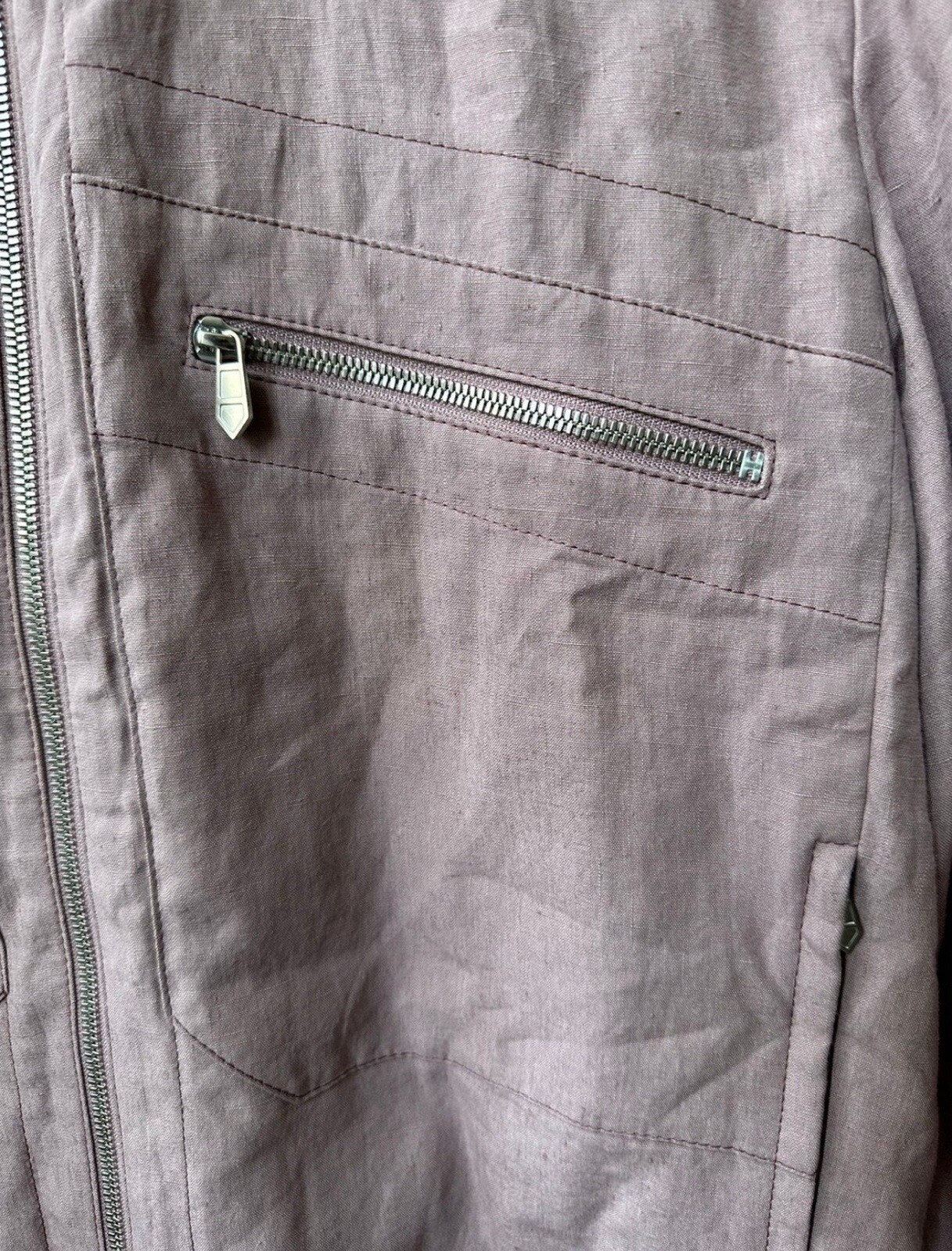Authentic $3500 Hermes Linen Jacket S/S 2022 50 image 3