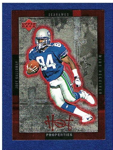 1996 Upper Deck Hot Properties #HT10 Joey Galloway/Chris Sanders NM-MT