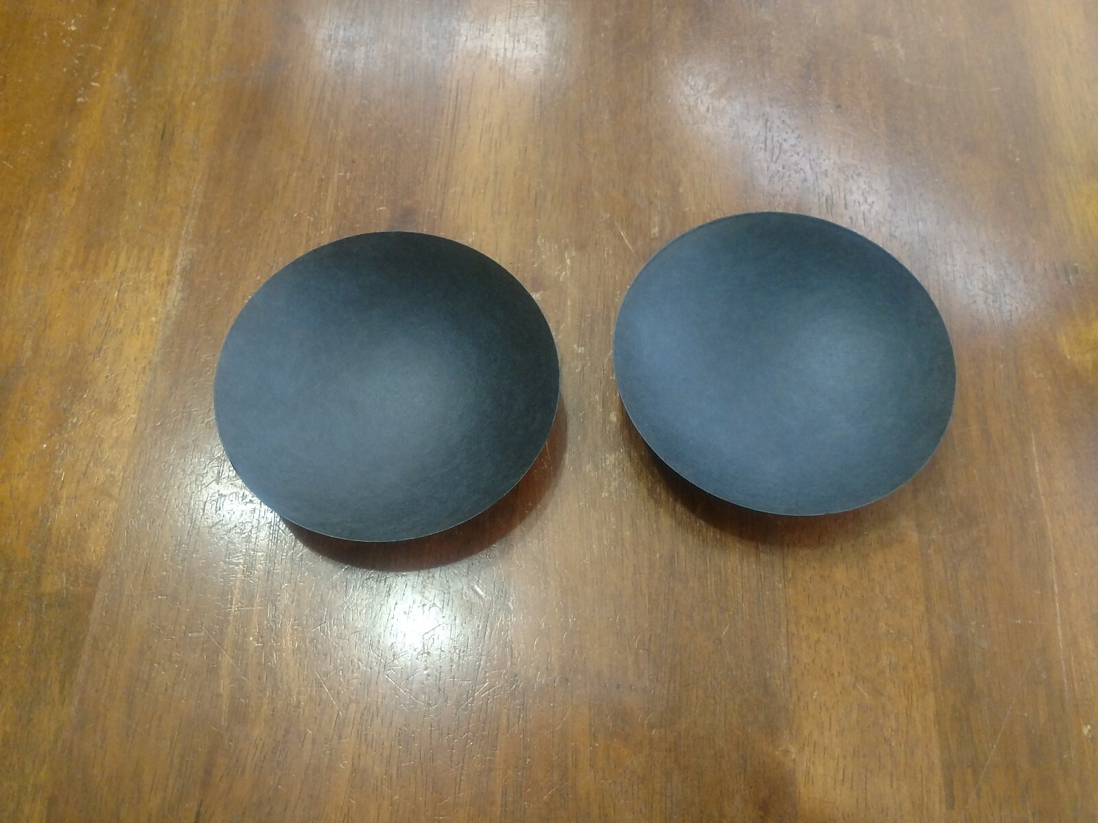 4.4" PAPER SPEAKER DUST CAP PAIR (2) / NO LIP / Fit many 15" JBL