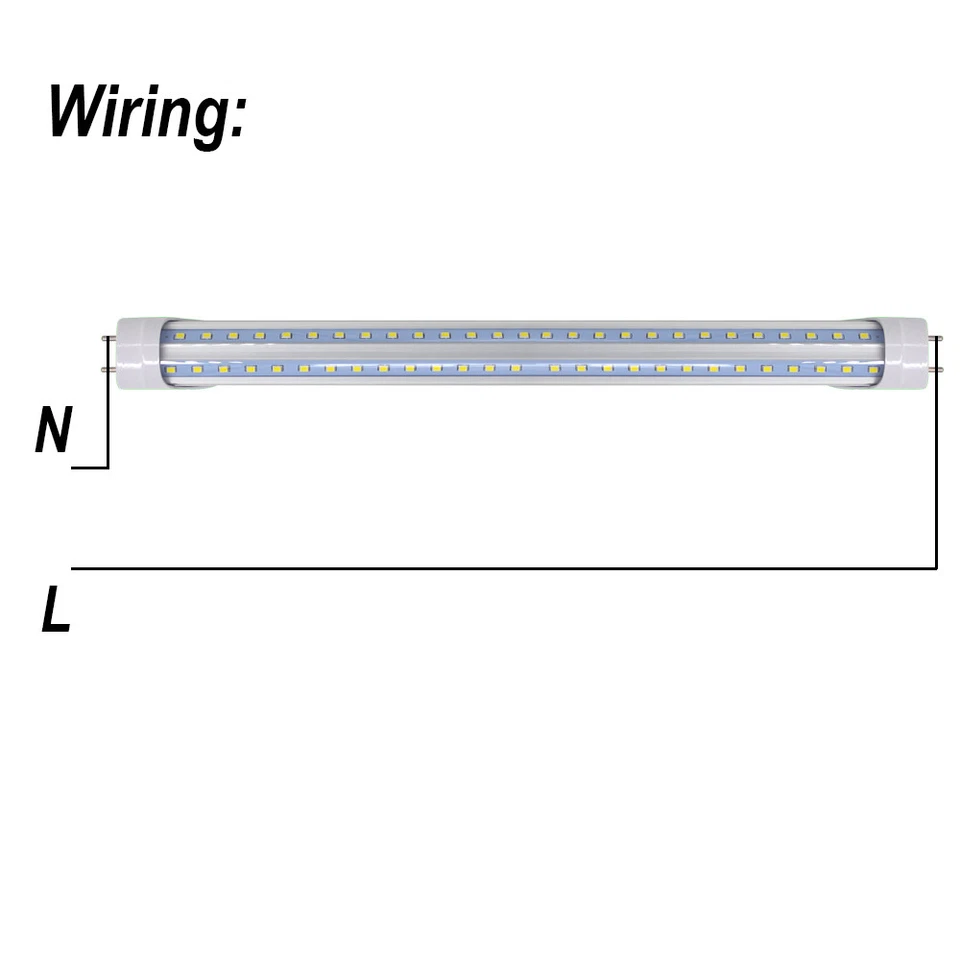 V shaped LED Tube Lights 24" 36" 48" 60" 70" T8 Retrofit Bulb Super Bright Lamp - Image 3 of 4