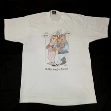 Mens Single Stitch Graphic T-Shirt Size  XL