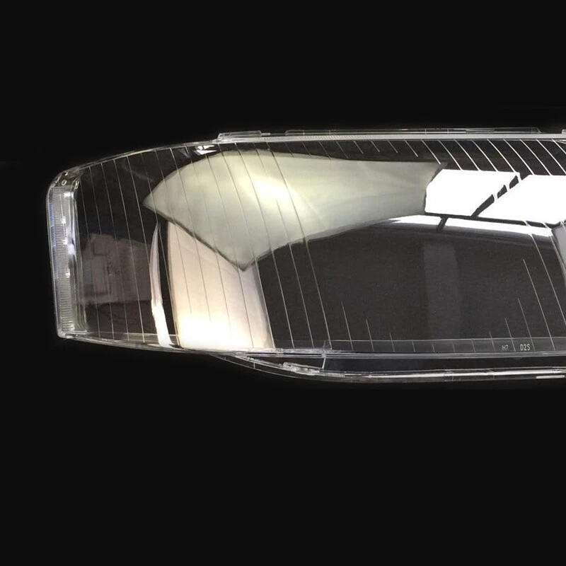 Left Right Side Transparent Headlight Lens Housing Fit For Audi A6 S6 2002-2004 - Imagem 4 de 4