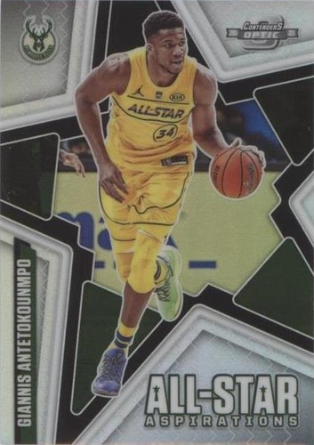 2020-21 Optic Giannis Antetokounmpo #15 T-Minus 3 2 1 Silver Prizm