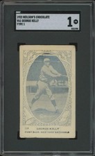1922 NEILSON'S CHOCOLATE GEORGE KELLY 119 POOR V61 TYPE 1 SGC 1 NEW YORK GIANTS