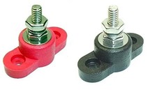 Fastronix 14 Stainless Steel Single Stud Power And Ground Junction Block Red A Fastronix 14 Stainless Steel Single Stud Power And Ground Junction Block Red A