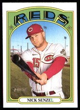 Nick Senzel 2021 Topps Heritage #672 Reds MLB READ FREE SHIPPING AutographDen