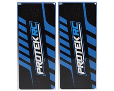 ProTek RC 2024 Universal Chassis Protective Sheet (Blue/Black) (12.5x33.5cm) (2)