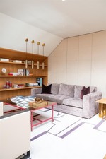 Superb Bray Designs 3 seater sofa top quality plum velvet herringbone rrp £9,600