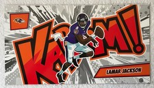 2025 Absolute Kaboom Holiday Countdown Box Cover - Lamar Jackson 16” X 9”