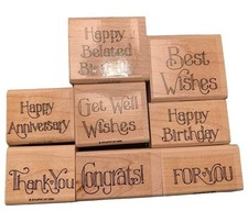 Stampin up Favorite Greetings Rubber Stamp Set