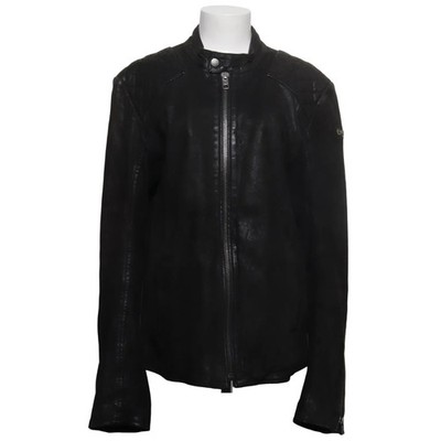 Tigha, Lederjacke, Damen, Größe: L, Schwarz, Baumwolle/Leder/Polyester #dzl