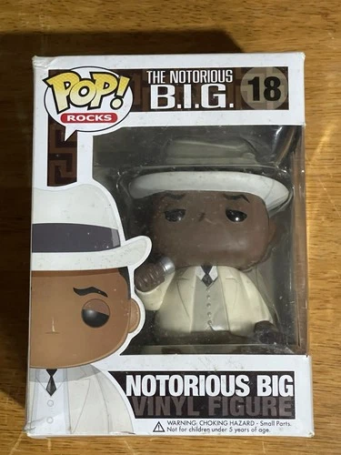 FUNKO POP! ROCKS #18 THE NOTORIOUS B.I.G VINYL FIGURE VAULTED RETIRED