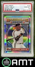Albert Belle PSA 10 1993 Topps Finest Refractor Cleveland Indians #16 1018