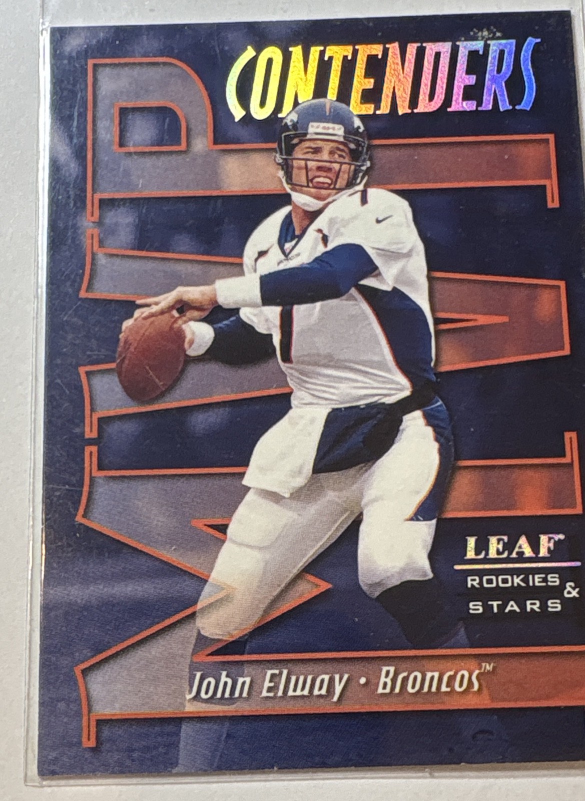 1998 Leaf Rookies & Stars - Mvp Contenders John Elway #7 /2500
