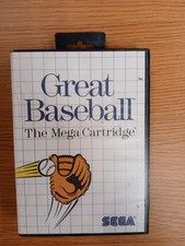 Great Baseball (Sega Master System SMS, 1987) CIB Tested W/ Poster