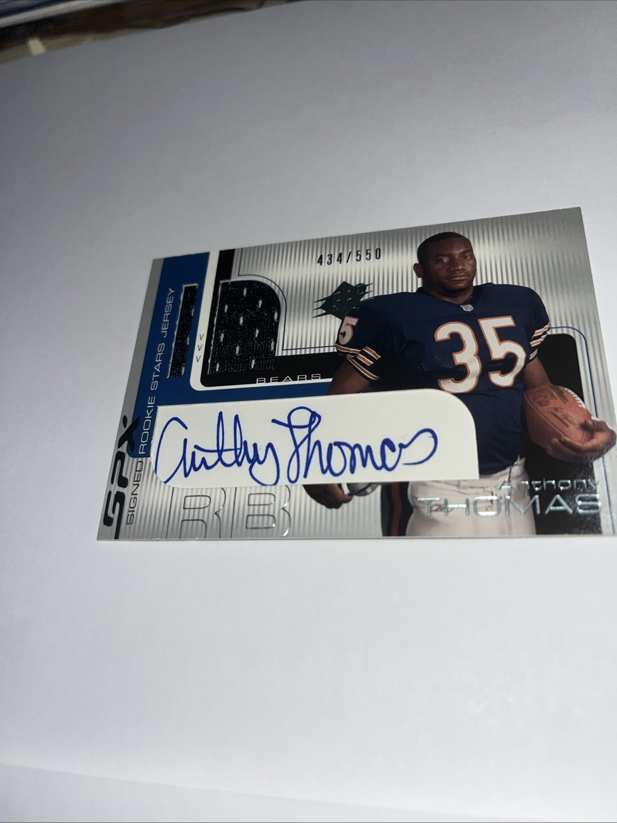 Anthony Thomas Spx #109 Signed Jersey