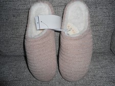 GEORGE LADIES PINK MEMORY FOAM SLIPPERS. SIZE 5/38. BRAND NEW