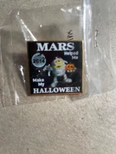 M&M's Mars Helped Me Make My Halloween 2013 Pin - Sealed - 1"