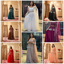 LEHENGA CHOLI PARTY WEAR LEHNGA DESIGNER INDIAN WEDDING READYMADE EID NEW