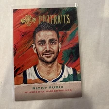 RICKY RUBIO 2016-17 PANINI COURT KINGS PORTAITS /175 #17 TIMBERWOLVES