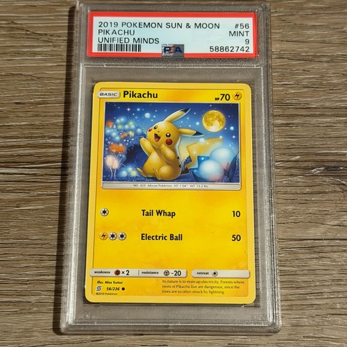 Pikachu graded PSA 9 for sale on eBay