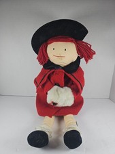 Madeline  s Christmas Rag Doll Plush Yarn Hair 18  1994 by Eden