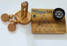 VTG Retro Puzzler Brain Teaser Game The Original IQ Tester Deluxe Ed. USA Wood